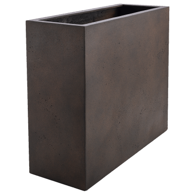 Кашпо Grigio Divider Rusty Iron-concrete