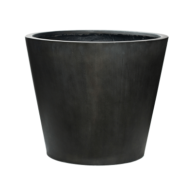 Кашпо Fiberstone Bucket L antique grey