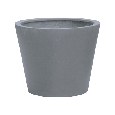 Кашпо Fiberstone Bucket grey XS