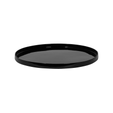 Fiberstone Saucer Round L Glossy Black