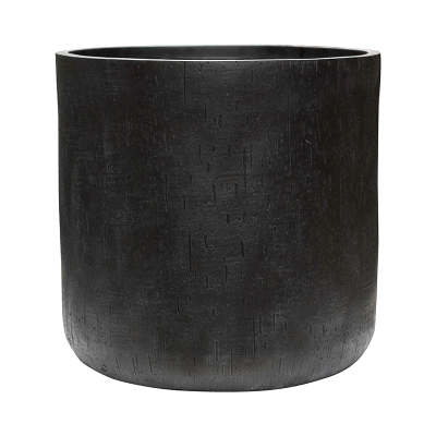 Кашпо Raindrop Cylinder Black