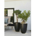 Кашпо Capi Lux Terrazzo Vase Elegant Low Black