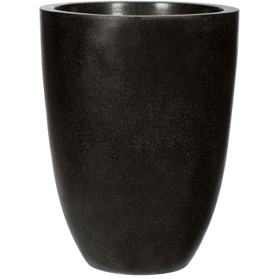 Кашпо Capi Lux Terrazzo Vase Elegant Low Black