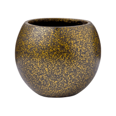 Capi Lux Terrazzo Vase Ball Black Gold