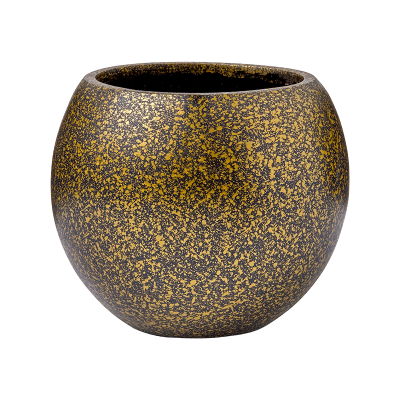 Кашпо Capi Lux Terrazzo Vase Ball Black Gold