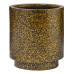 Кашпо Capi Lux Terrazzo Vase Cylinder Black Gold