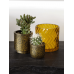 Кашпо Capi Lux Terrazzo Vase Cylinder Black Gold