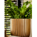 Кашпо Capi Nature Groove Planter Ball Black Gold