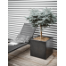 Кашпо Capi Lux Terrazzo Planter Square Black