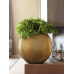 Кашпо Capi Nature Groove Vase Ball Black Gold