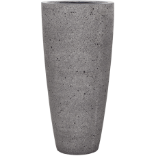 Clayton High Vase Round B Laterite Grey