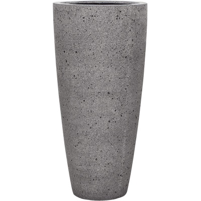 Кашпо Clayton High Vase Round B Laterite Grey