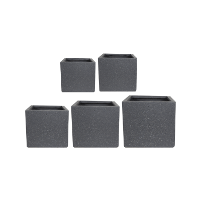 Кашпо Ivo Pot Black (set of 5)