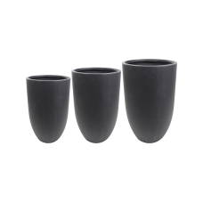 Ace Vase Black (set of 3)
