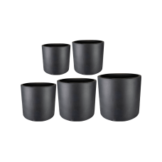 Giedo Pot Black (set of 5)