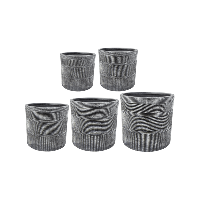 Кашпо Inca Pot Anthracite (set of 5)