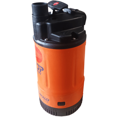Submersible pump with filter / up to 10 mtr.