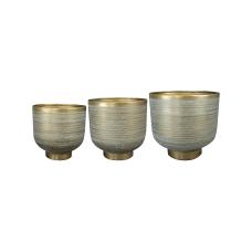 Jara Pot Antique Brass (set of 3)