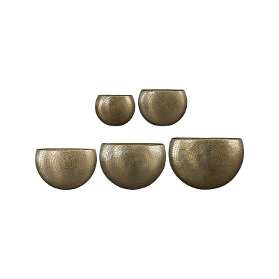 Кашпо Nynke Planter Gold (set of 5)