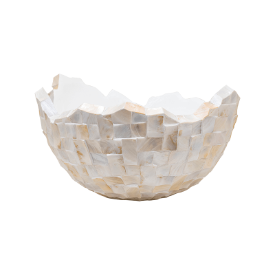 Кашпо Oceana Pearl Bowl White