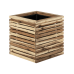 Кашпо Marrone Orizzontale (mit Einsatz) Cube Naturel (with liner)