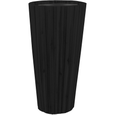 Marrone Verticale (mit Einsatz) Vase Black