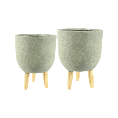 Кашпо керамическое Indoor Pottery Pot Ruth Green (S2)