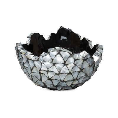 Кашпо Shell Bowl Mother of pearl silver-blue