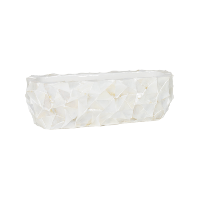 Кашпо Shell Table Top Planter White mother of pearl