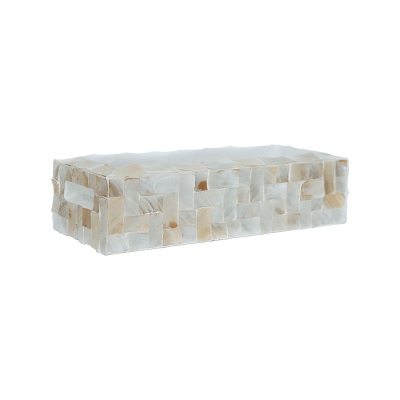 Кашпо Oceana Pearl Table Planter Rectangle White