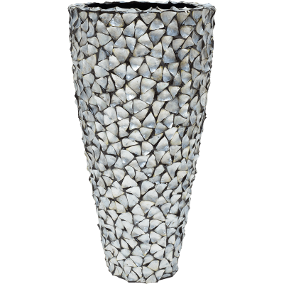 Кашпо Shell Planter Mother of pearl silver-blue