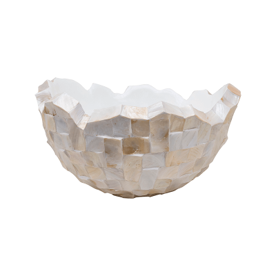 Кашпо Oceana Pearl Bowl White