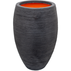 Capi Nature Rib NL Vase Elegant Deluxe Black