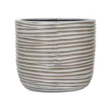 Capi Nature Rib Planter Ball Ivory