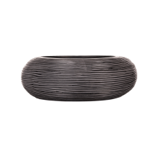 Capi Nature Rib Bowl Round Black