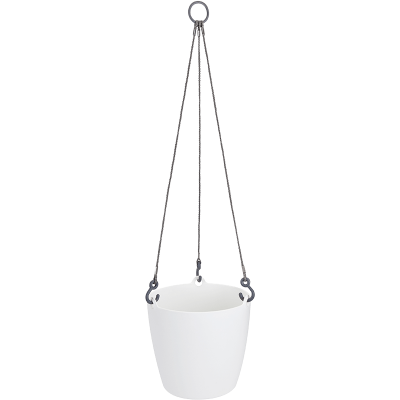 Кашпо пластиковое Brussels® Hanging Basket White