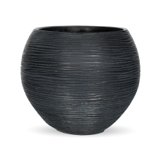 Capi Nature Rib Vase Ball Black
