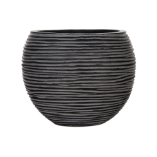 Capi Nature Rib Vase Ball Black