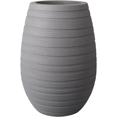 Кашпо пластиковое Allure Ribbon Vase Mineral clay