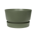 Кашпо пластиковое Greenville Leaf green bowl