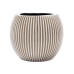 Кашпо пластиковое Capi Nature Groove Vase Ball Ivory