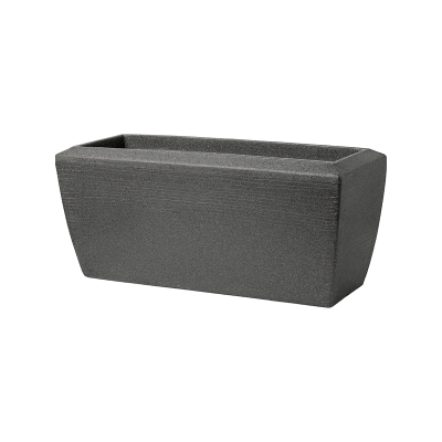 Кашпо пластиковое Capi Arc Granite Planter Rectangle Anthracite