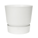 Кашпо пластиковое Greenville Round White