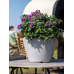 Кашпо пластиковое Capi Arc Granite Planter Ball Ivory