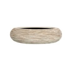 Capi Nature Rib Bowl Round Ivory