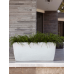 Кашпо пластиковое Capi Arc Granite Planter Rectangle Ivory