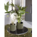 Кашпо пластиковое Capi Nature Groove Special Vase Cylinder Green