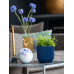 Кашпо пластиковое Capi Nature Groove Special Planter Ball Dark Blue