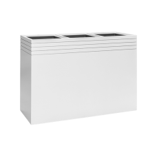 Line-Up Rectangle Matt White (with liner and wheelplate)