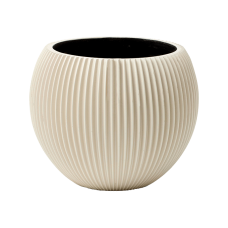 Capi Nature Groove Special Vase Ball Beige